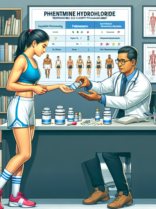 Responsible use of phentermine hydrochloride in sports pharmacology