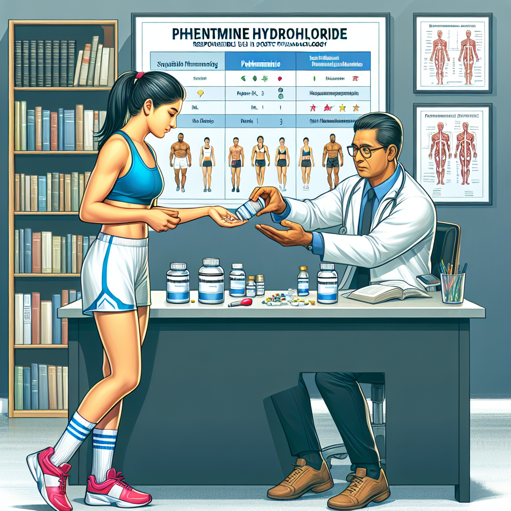 Responsible use of phentermine hydrochloride in sports pharmacology