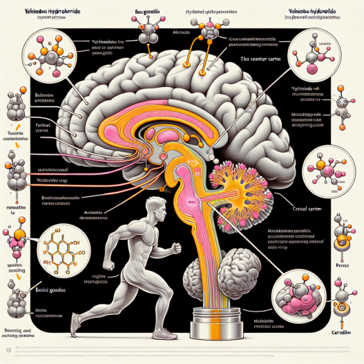 Yohimbine hydrochloride effects on central nervous system in physical activity