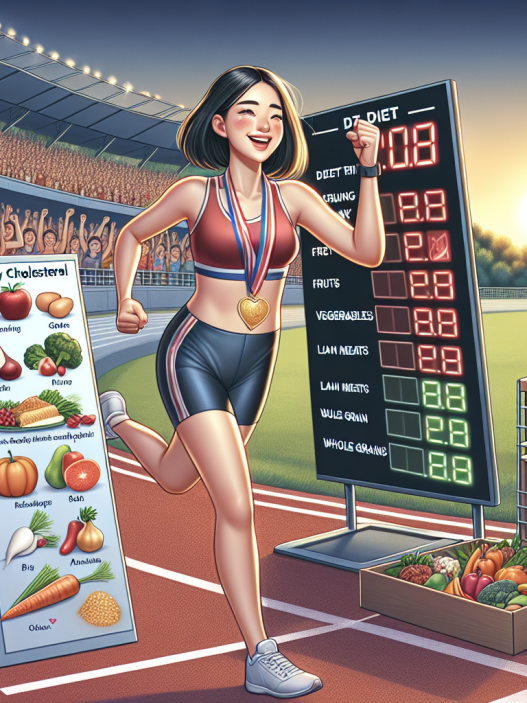 Maintaining a healthy cholesterol level to enhance athletic performance