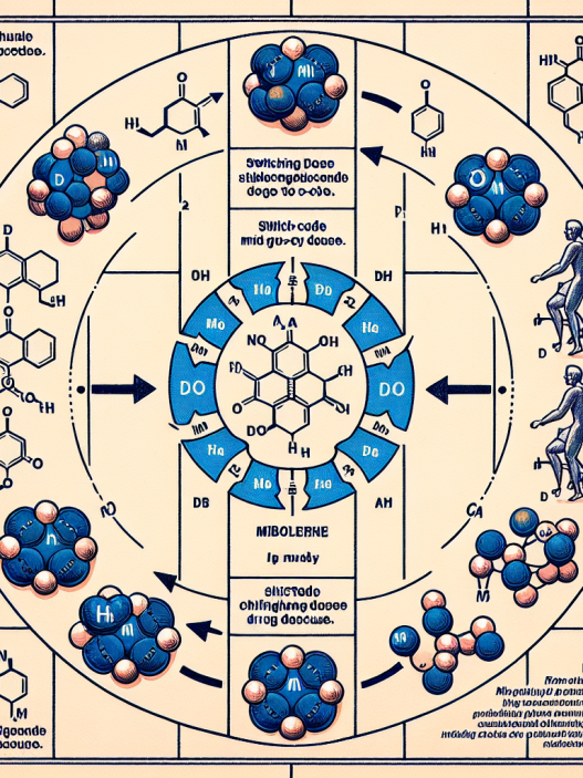 Switching doses mid-cycle for mibolerone