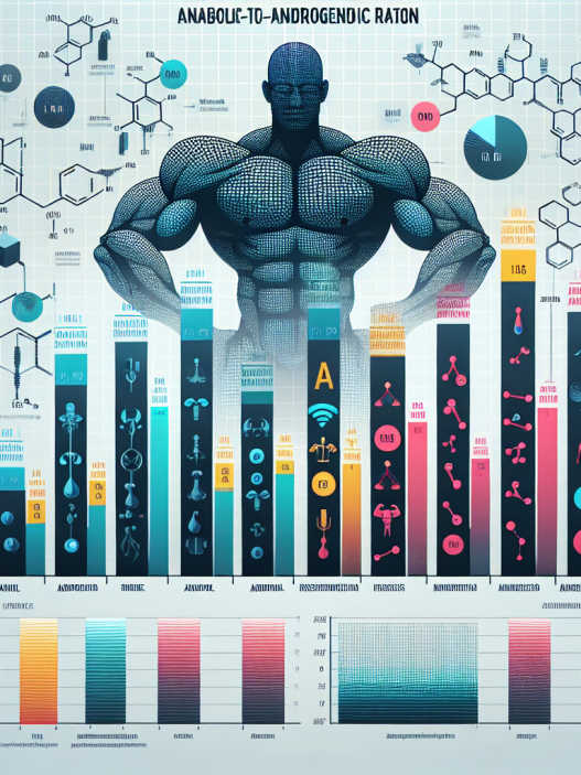 Anabolic-to-androgenic ratio of andriol compared to others