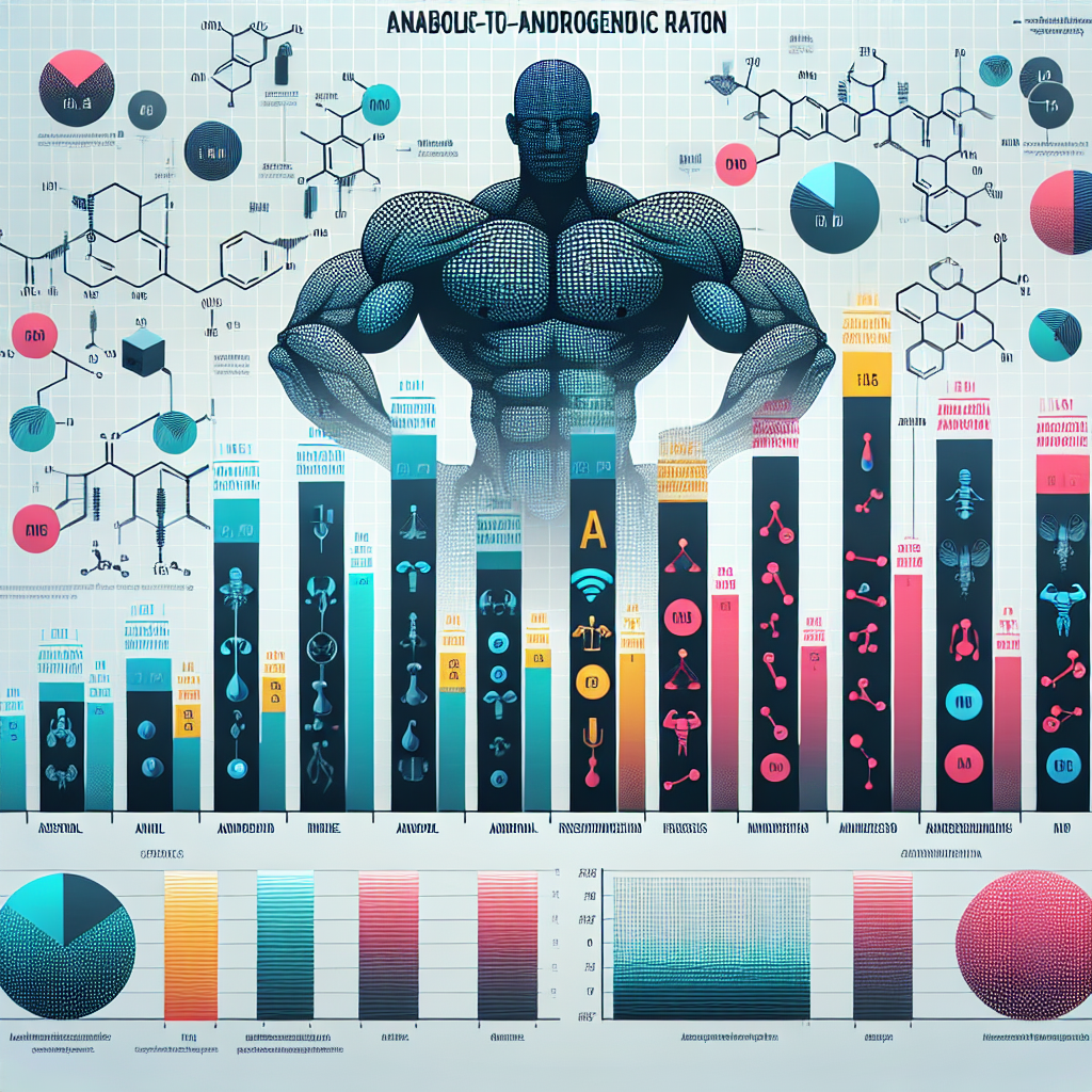 Anabolic-to-androgenic ratio of andriol compared to others