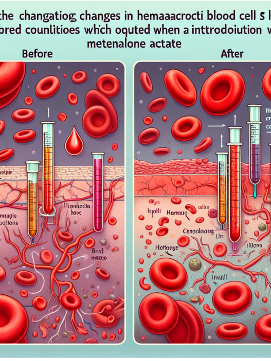 Hematocrit and red blood cell changes from acetato di metenolone